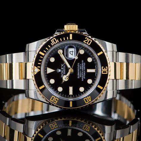 rolex submariner oyster 40mm steel and yellow gold price|rolex submariner price list.